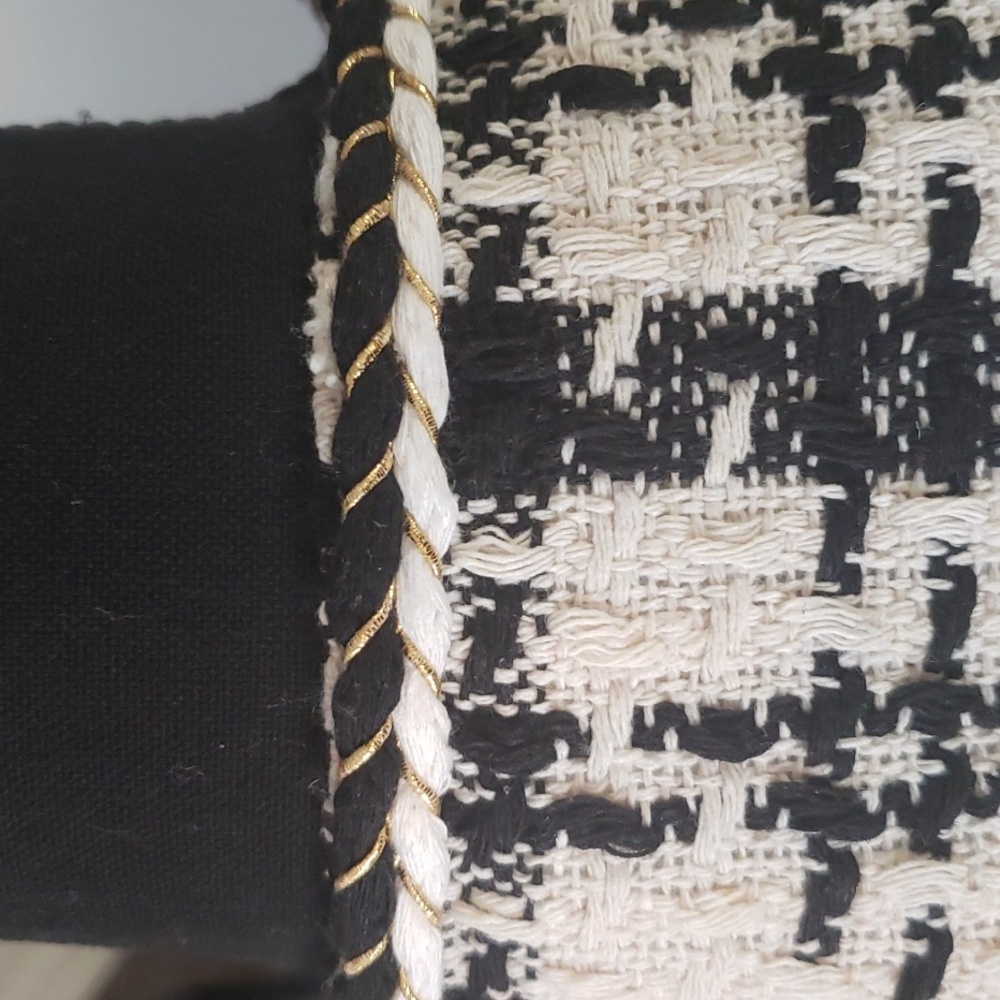 NWT Black/ivory tweed blazer - Picture 6 of 16